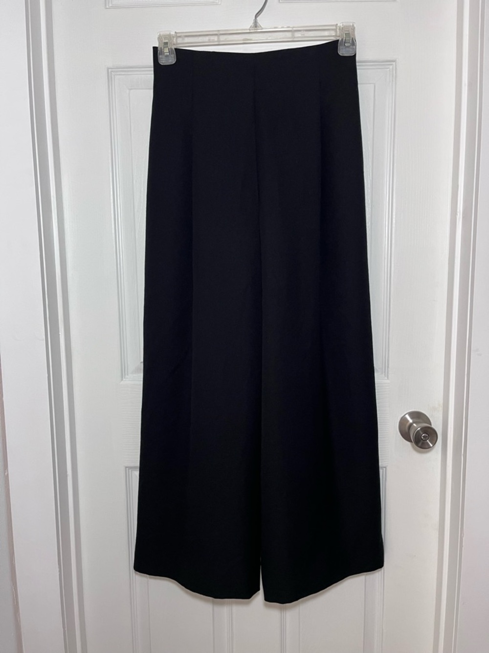 Constance Saunders High Waist Wide Leg Women’s Pants - Black